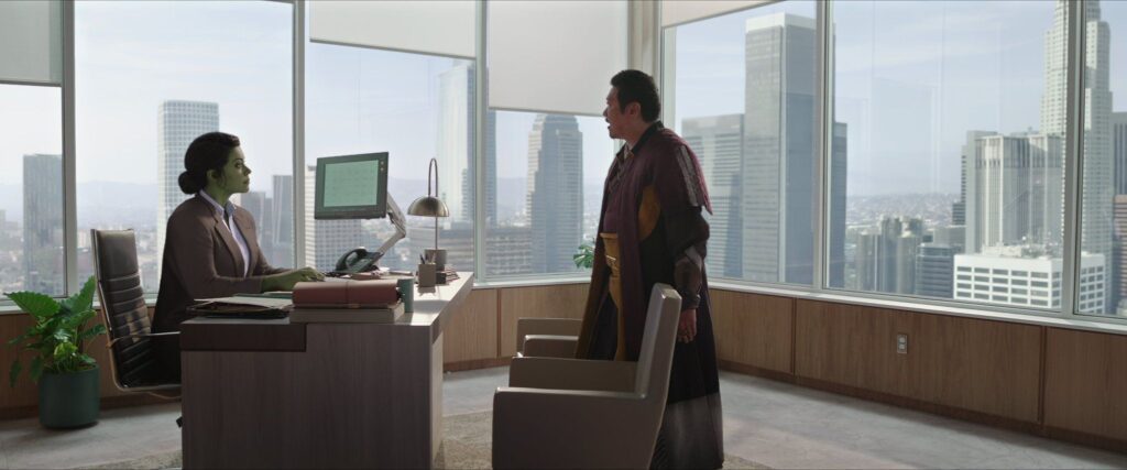 She-Hulk: Attorney at Law Episode 3 Recap Wong in Jen's office