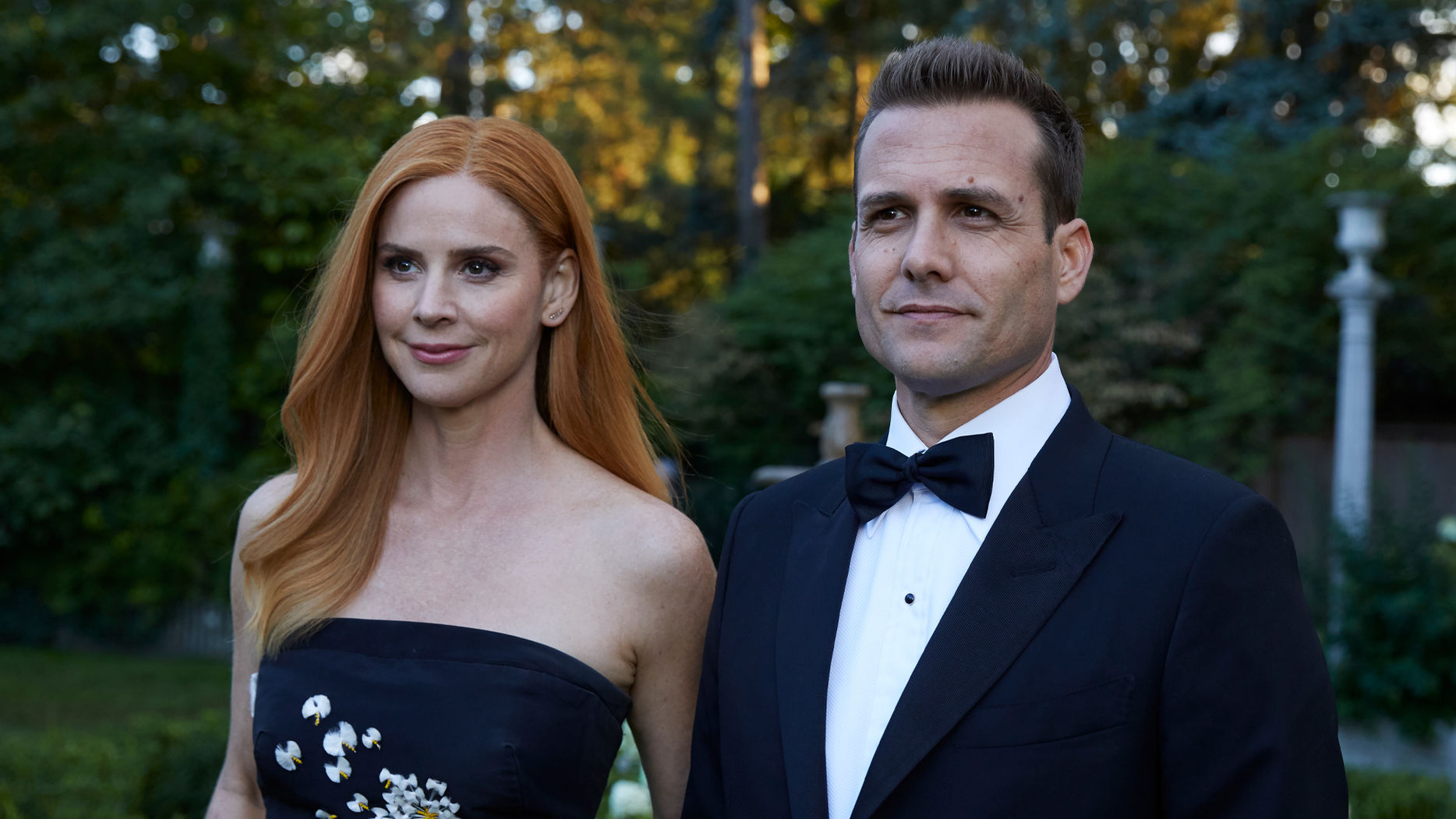 Suits Finale One Last Con SarahRafferty_GabrielMacht_