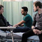 The Resident Season 3 Episode 10 L-R: Guest star Cayden Boyd, Manish Dayal and Matt Czuchry