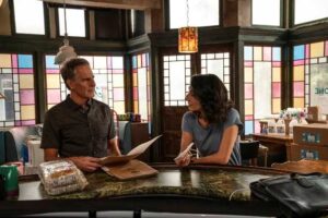 NCIS-New-Orleans-Season-7-Episode-2.-L-R-Scott-Bakula-as-Special-Agent-Dwayne-Pride-and-Chelsea-Field-as-Rita-Devereaux-