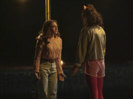 Legacies -- "This Is What It Takes" -- Image Number: LGC305a_0725r.jpg -- Pictured (L-R): Danielle Rose Russell as Hope and Kaylee Bryant as Josie -- Photo: Josh Stringer/The CW -- © 2021 The CW Network, LLC. All rights reserved.