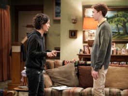 The Conners Season 4 Episode 12 SARA GILBERT, AMES MCNAMARA