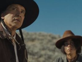 1923 episode 6 Teonna (Aminah Nieves), is now accompanied on her journey by Hank (Michael Greyeyes)