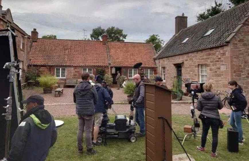 Agatha Christie Filming in East Lothian village Tyninghame